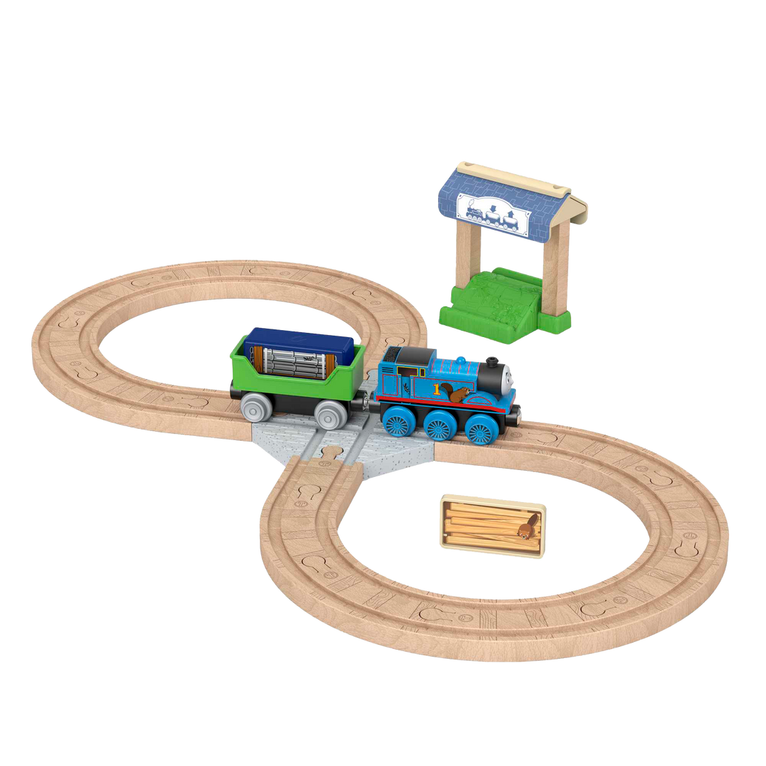 Fisher Price Thomas Friends Wooden Railway Figure 8 Track Pack Shop Mattel Australia