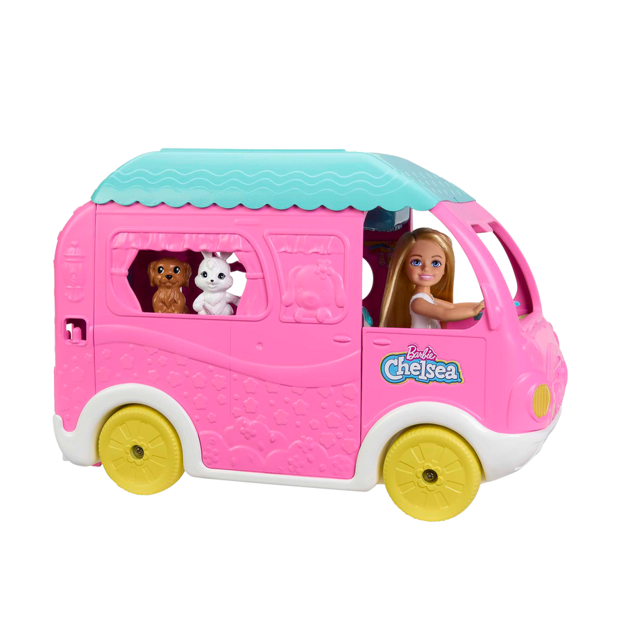 Barbie Chelsea 2in1 Camper Playset Shop Mattel Australia
