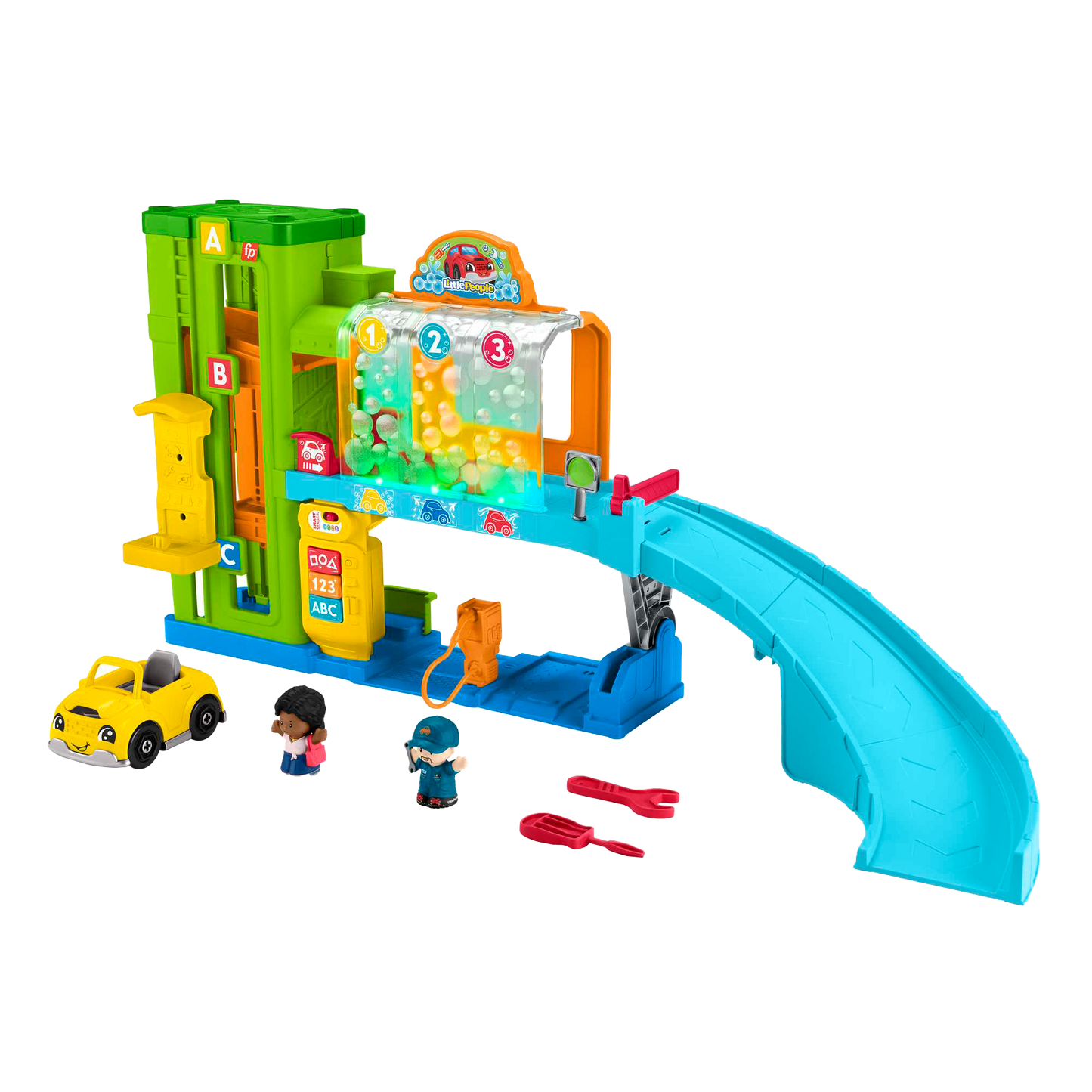 Fisher price garage and car wash hotsell