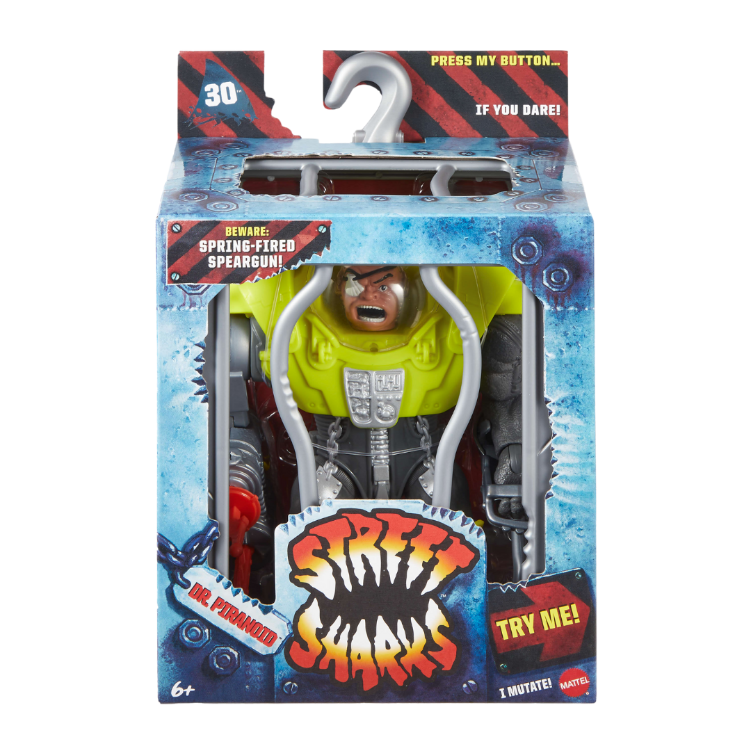 Street Sharks 30th Anniversary Dr. Piranoid Action Figure