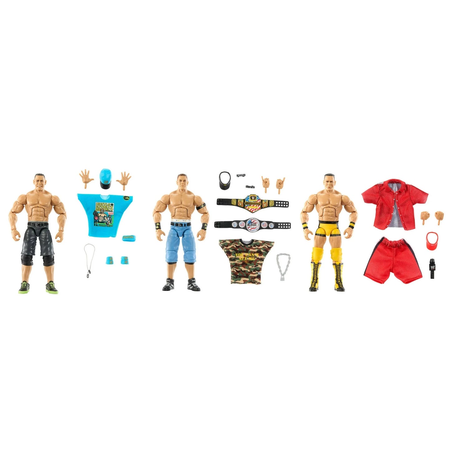 WWE Elite Collection John Cena 3-Pack