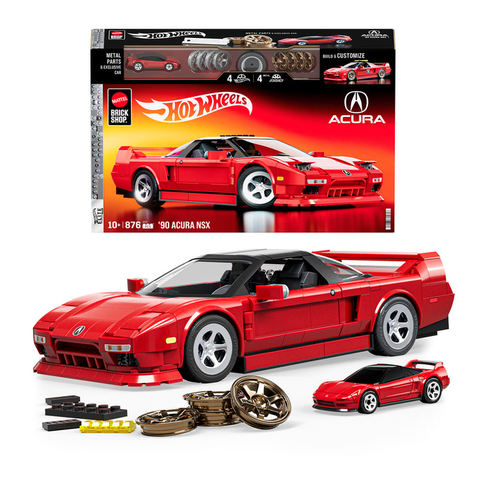 Mattel Brick Shop Hot Wheels '90 Acura NSX Building Set – Shop