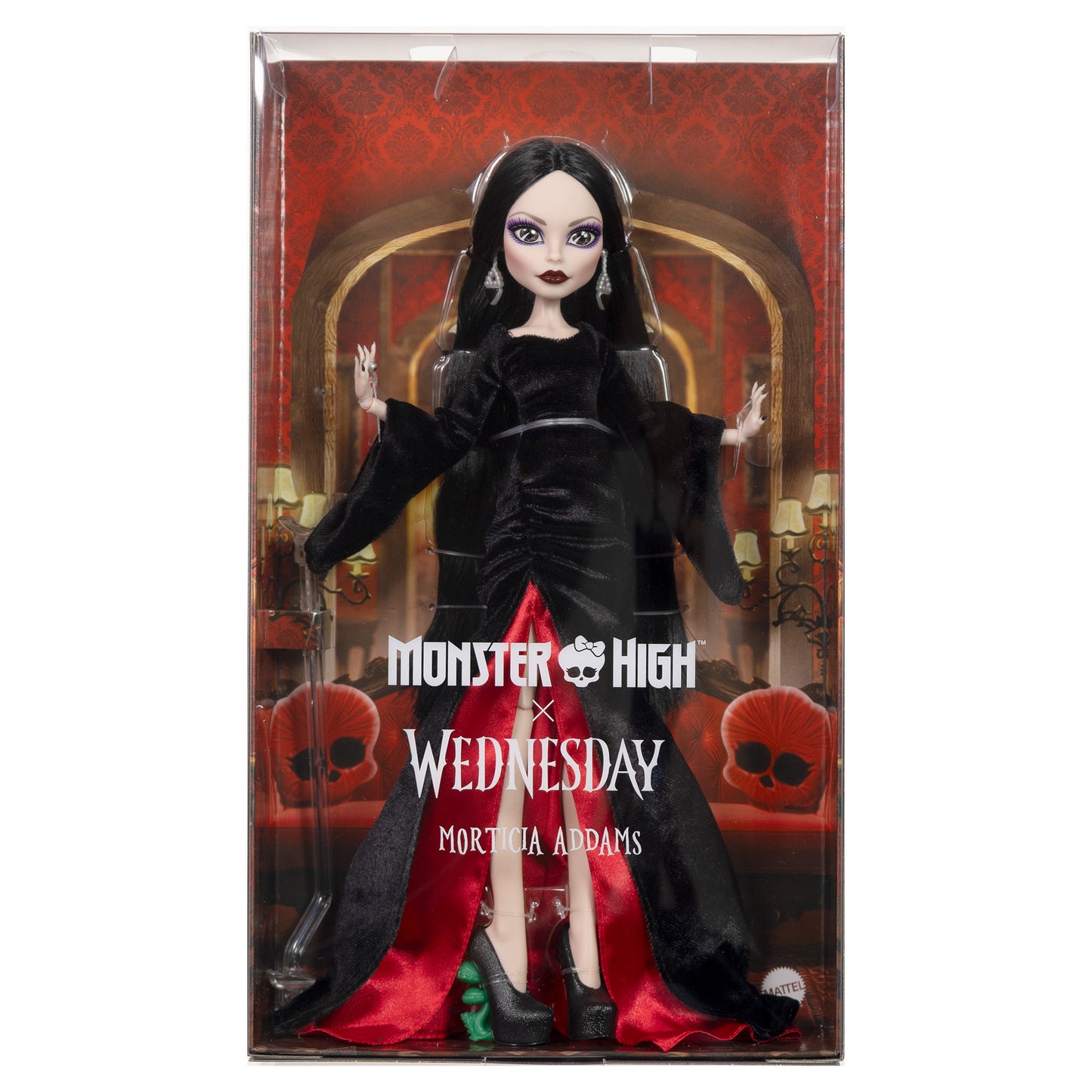 Monster High Wednesday Morticia Addams Skullector Doll