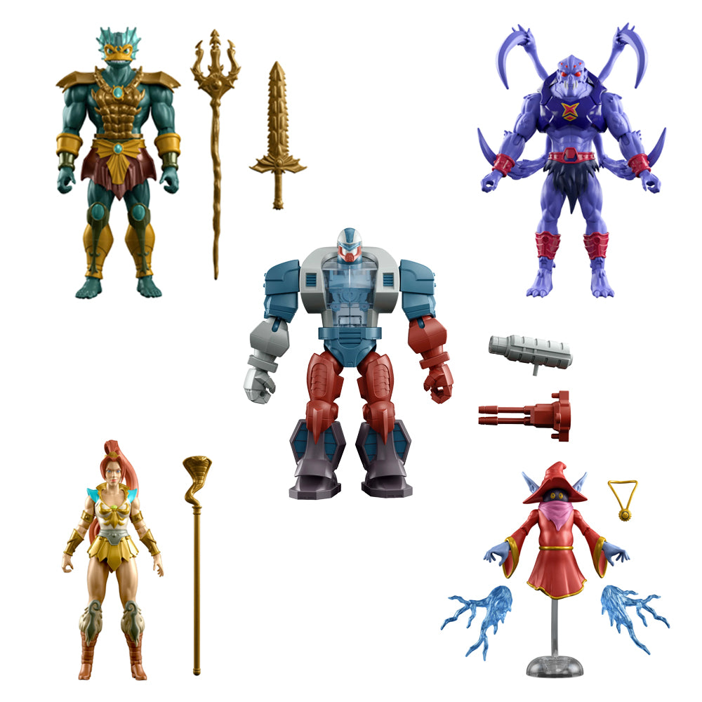 Bundle: Masters of the Universe Core Origins - 5 Action Figures