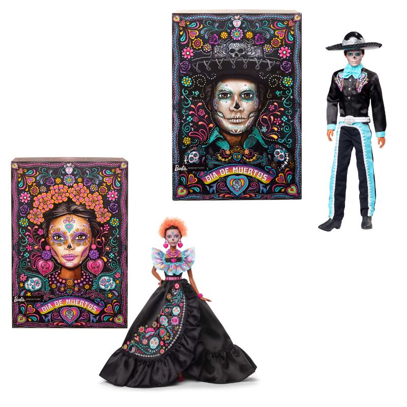 Bundle: Día de Muertos Barbie & Ken Dolls 2024