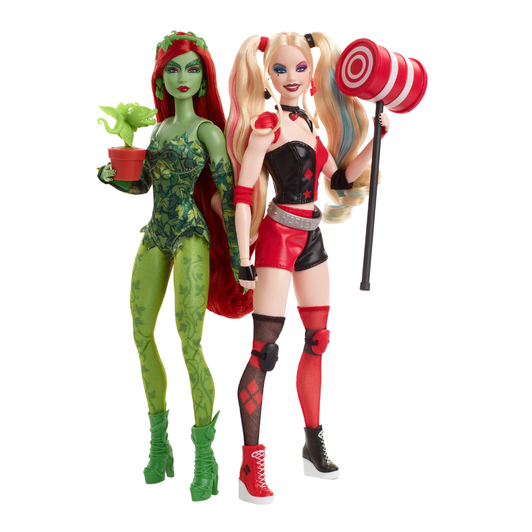 Bundle: Barbie Signature Harley Quinn Doll + Poison Ivy Doll