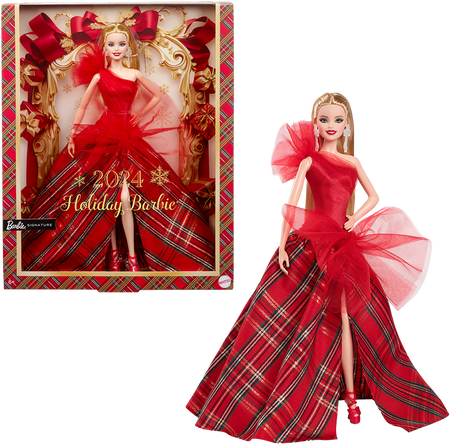 2024 Holiday Barbie Doll Blonde Shop Mattel Australia