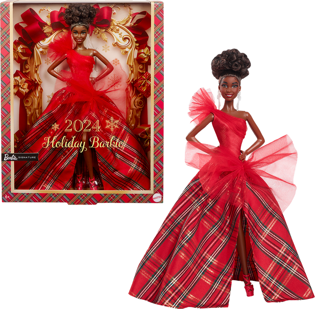 Black holiday barbie online