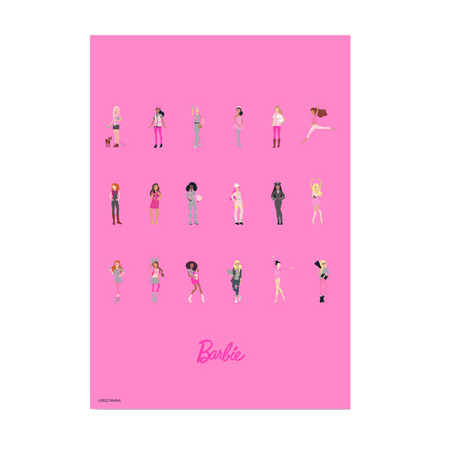 Barbie Careers Pink A3 Wall Art – Shop Mattel Australia