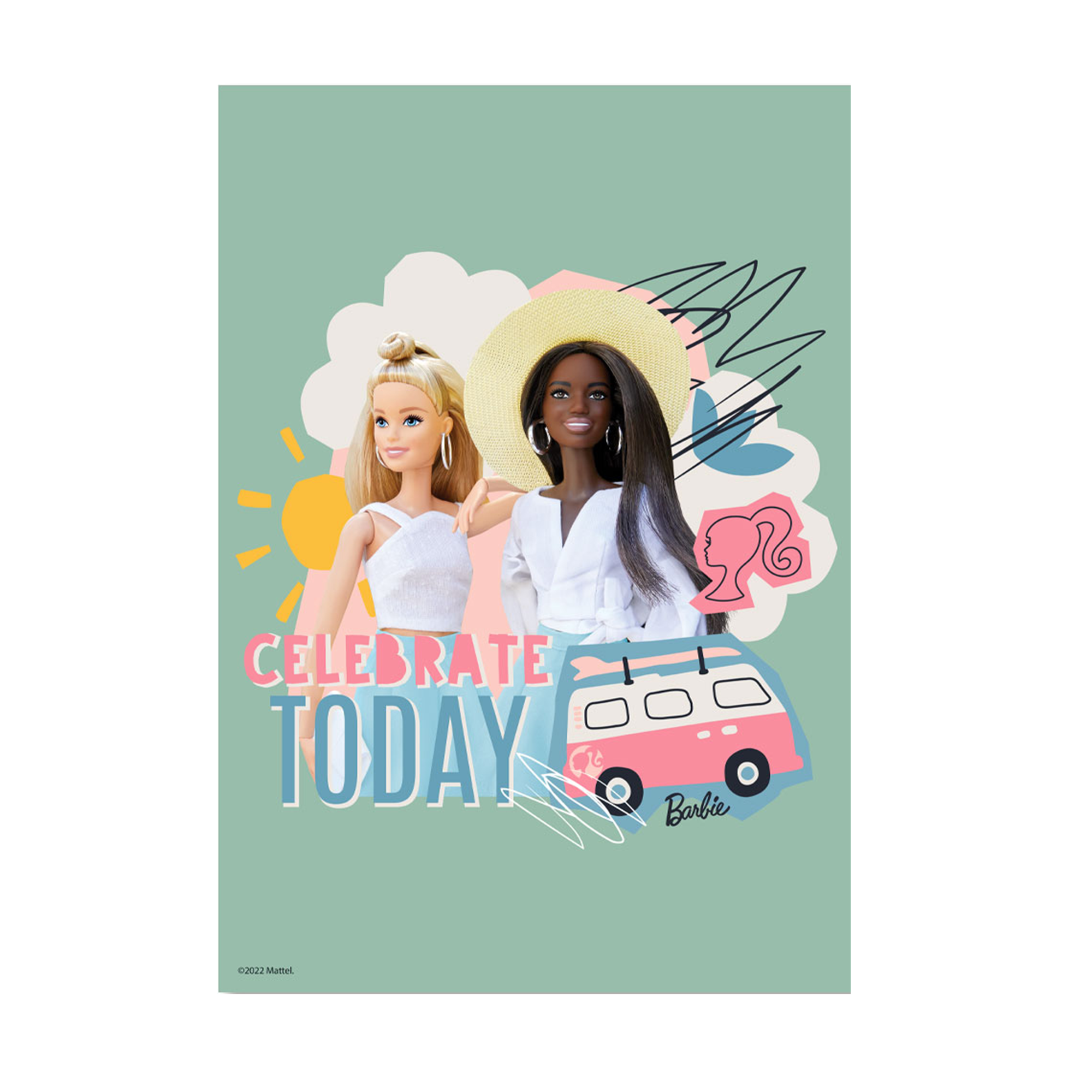 Barbie Celebrate Today Summer Dolls A3 Wall Art – Shop Mattel Australia