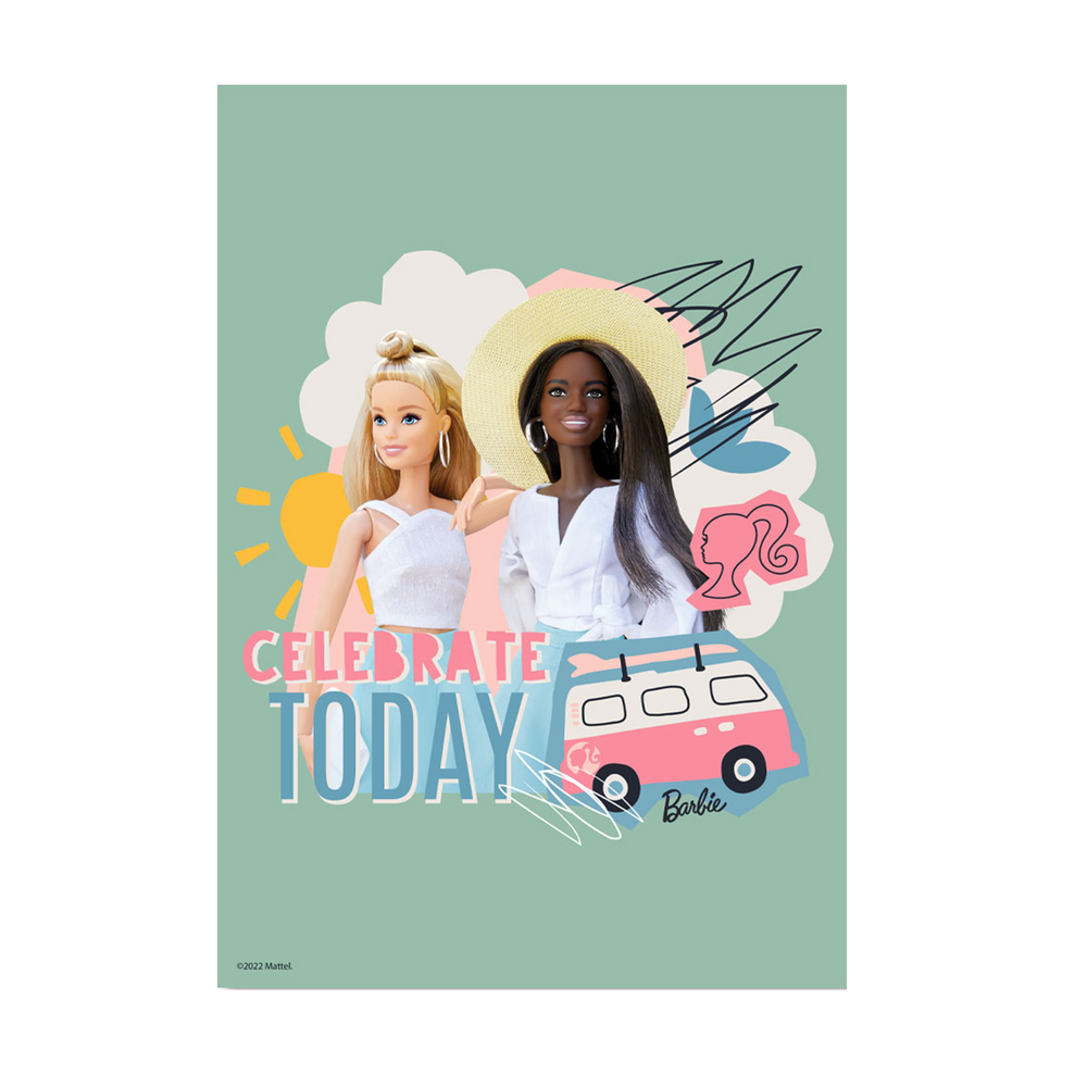 Barbie Celebrate Today Summer Dolls A3 Wall Art Shop Mattel Australia