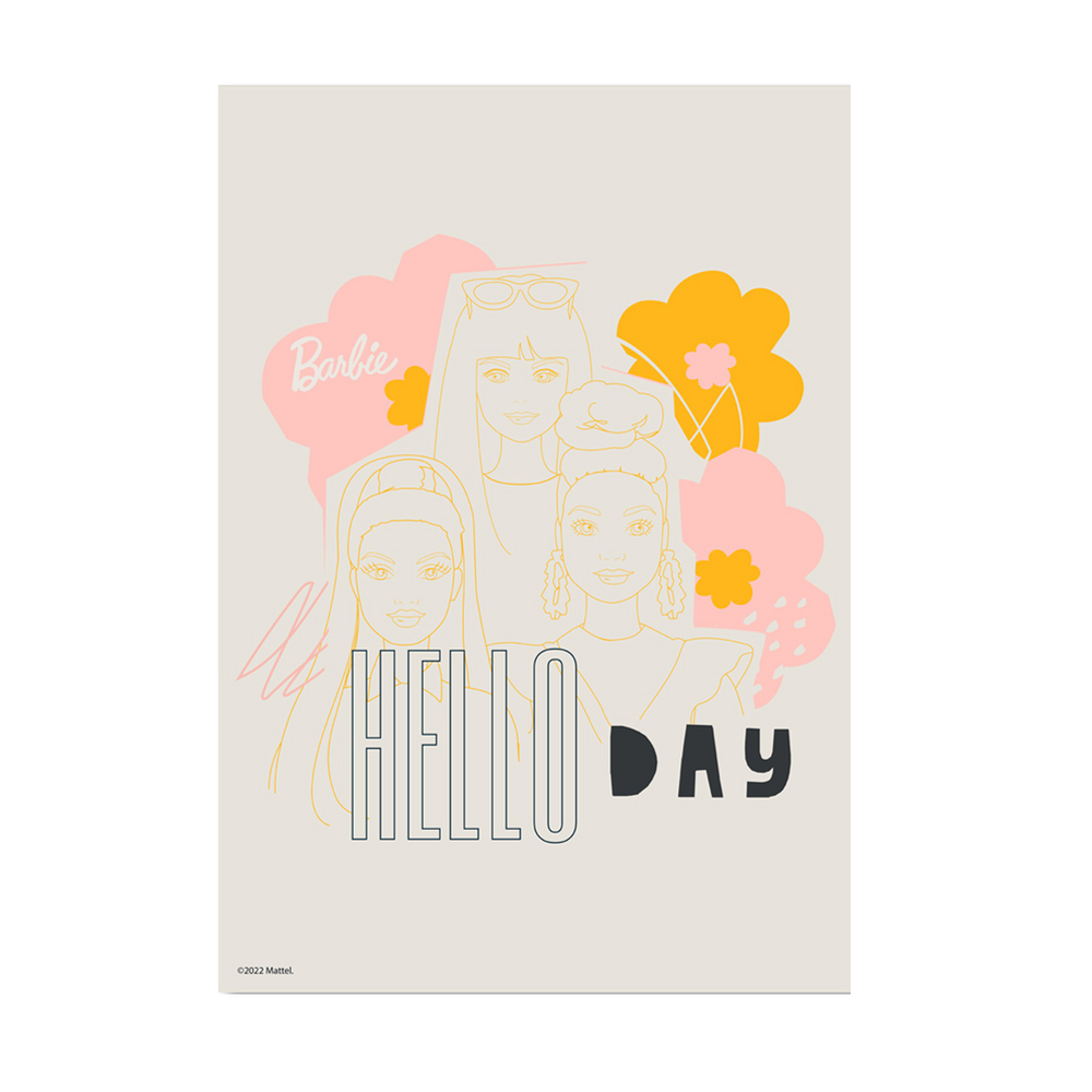 Barbie Hello Day Summer A3 Wall Art Shop Mattel Australia