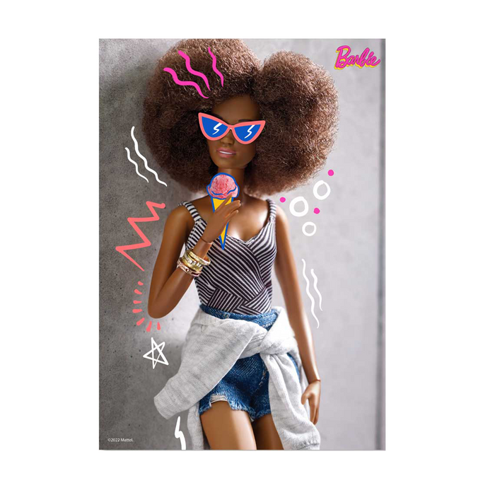 Black barbie wall 2024 art