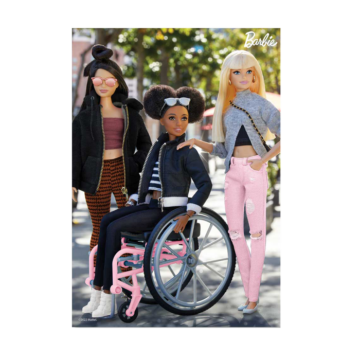 Barbie Unity Matters Dolls A3 Wall Art