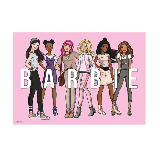 Barbie Unity Matters Group A3 Wall Art