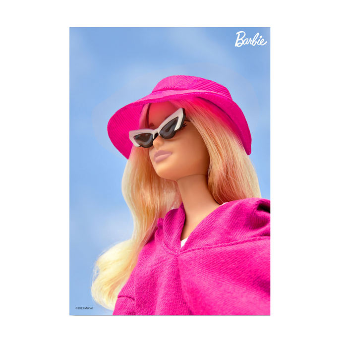 Barbie Pink Bucket Hat A3 Photography Wall Art