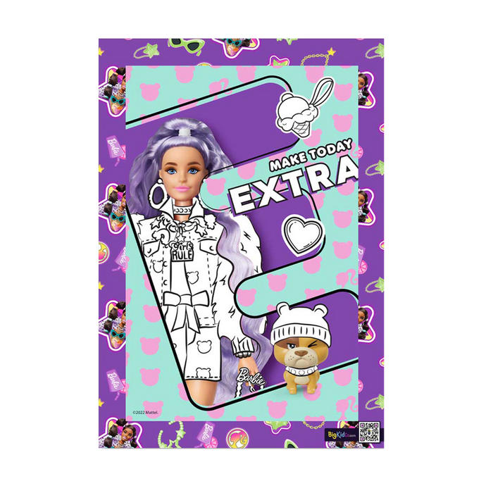 Barbie Extra Make Today Extra A3 Creative Art