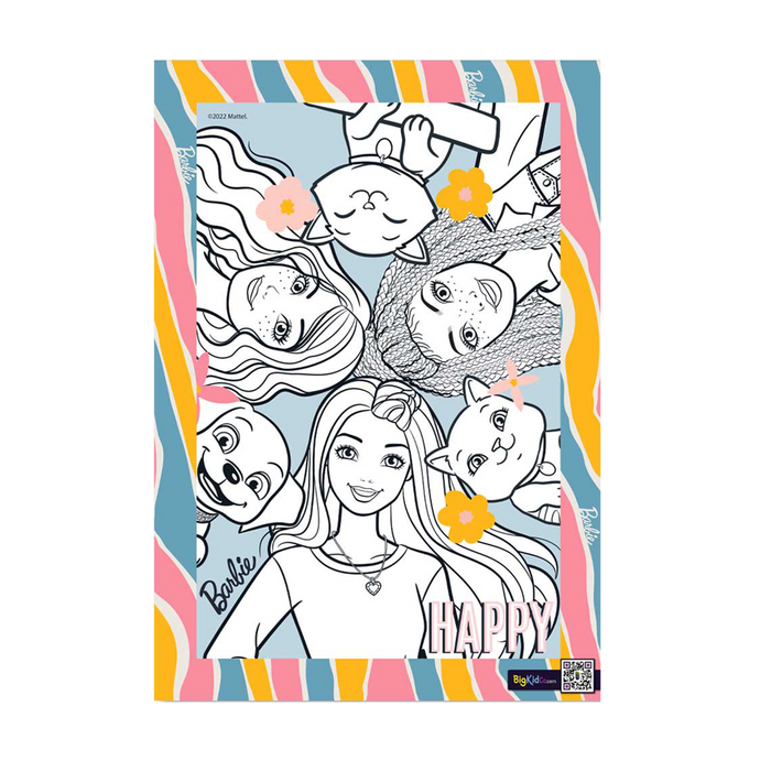 Barbie Happy Summer A3 Creative Art