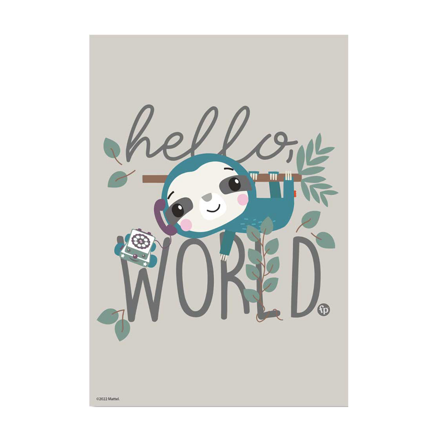 Fisher-Price Hello World A3 Wall Art
