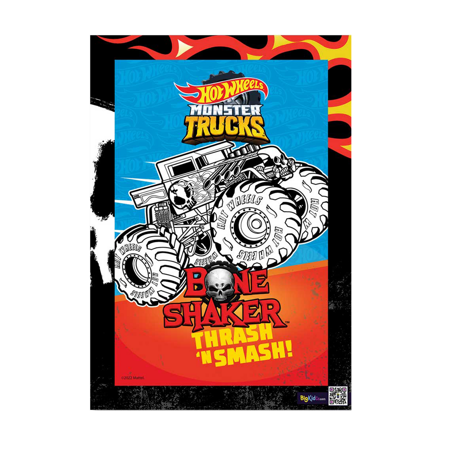 Hot Wheels Monster Trucks Trash 'N' Smash A3 Creative Art