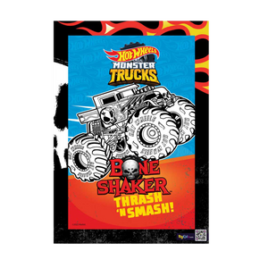 Hot Wheels Monster Trucks Trash 'n' Smash A3 Creative Art