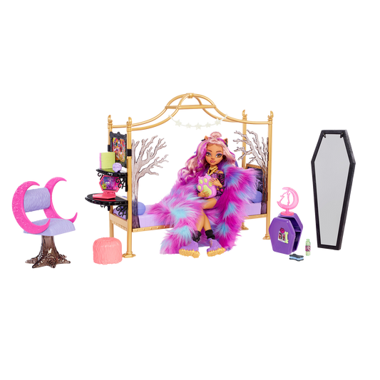 Monster High Clawdeen Wolf Bedroom Playset
