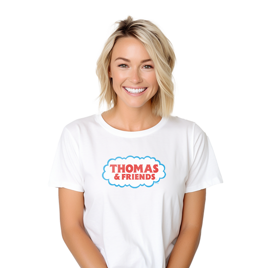 Thomas & Friends Classic Logo Womens White Tee
