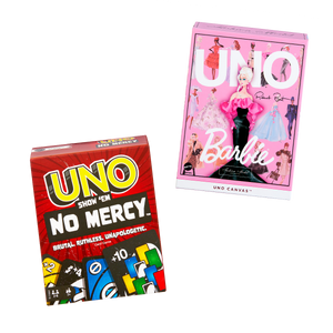 Bundle: Ultimate Uno Canvas Barbie & Uno Show 'Em No Mercy