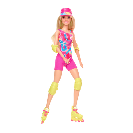 Barbie Movie Doll, Margot Robbie as Barbie in Inline Skating Outfit ...