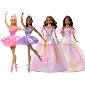 Bundle: Barbie Ballet and Birthday Wishes - 4 Dolls