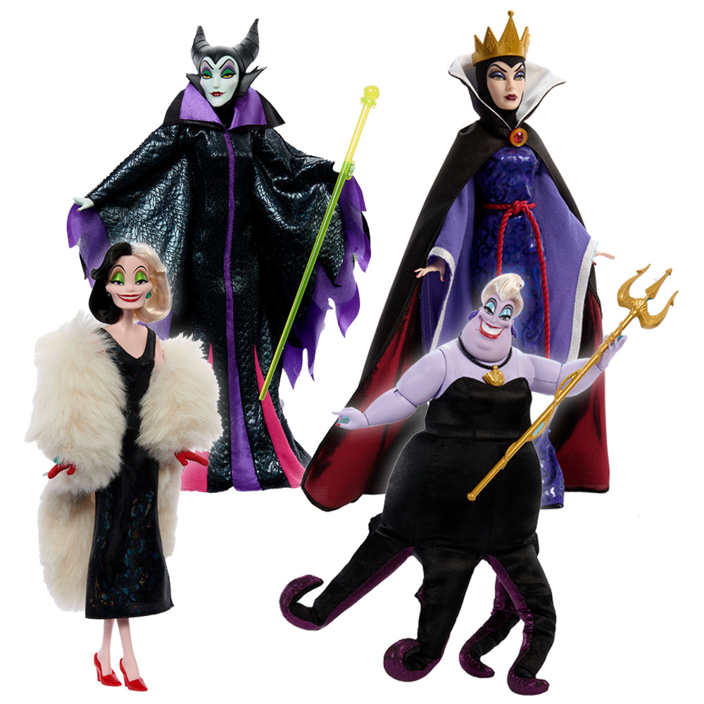 Bundle: Disney Villains - 4 Dolls
