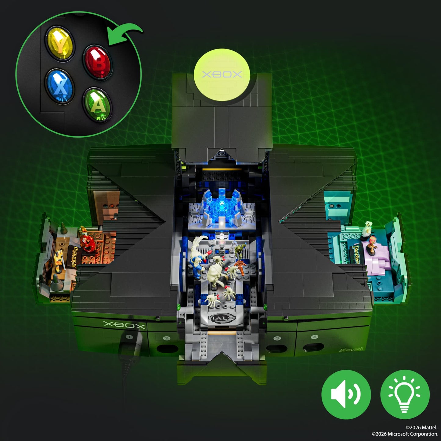 Mattel Brick Shop Microsoft XBOX Building Set