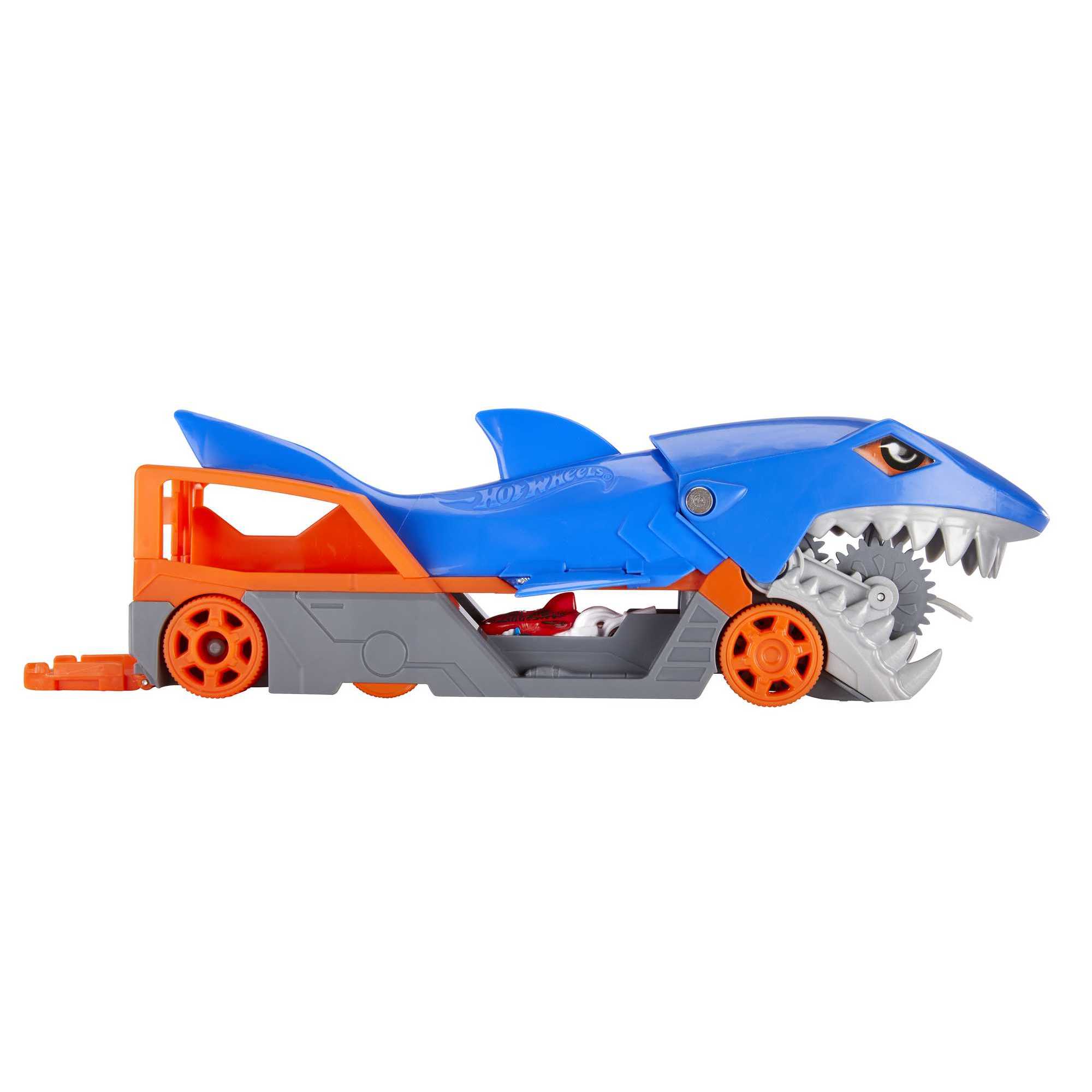 Hot wheels hot sale shark transport