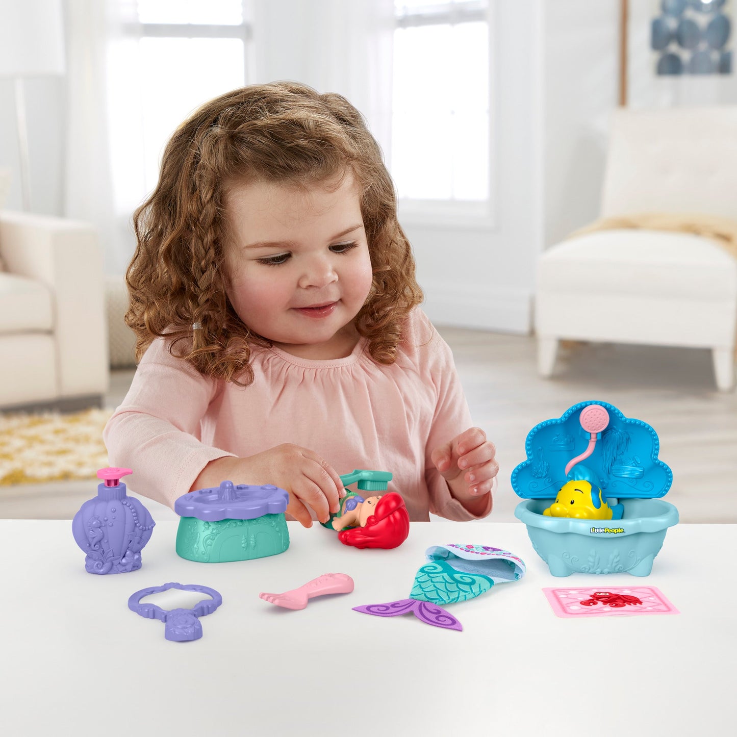 Fisher-Price - Disney Princess Bath time with Ariel by Little People