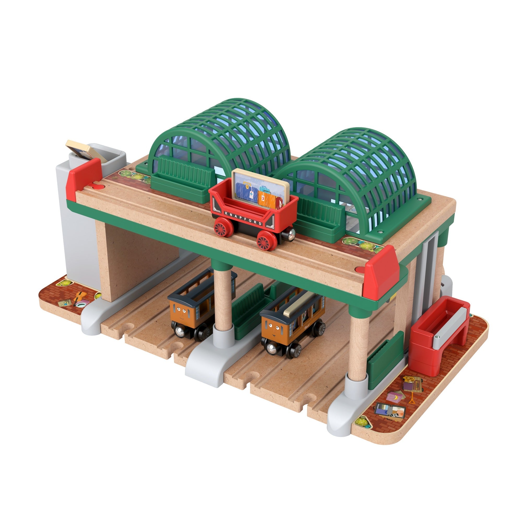 Thomas and friends wooden railway best sale knapford station