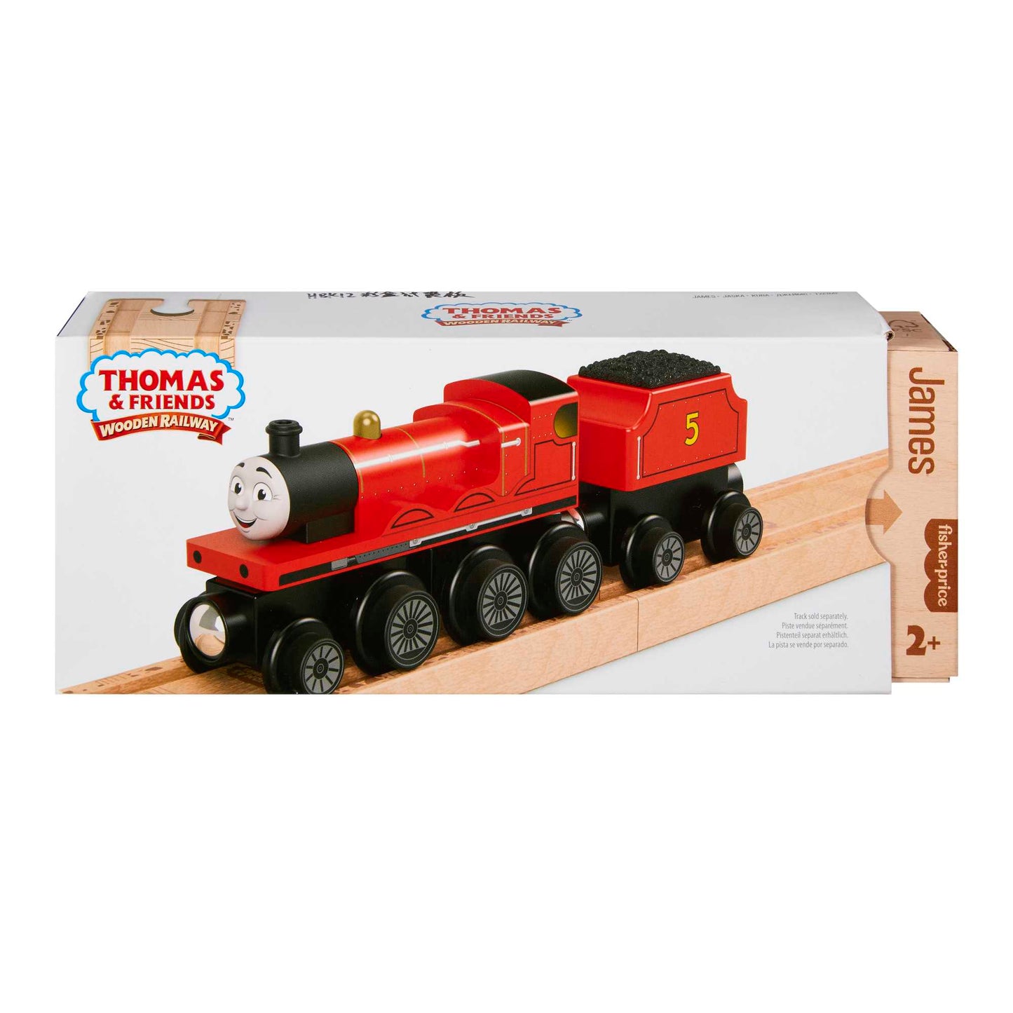 Fisher-Price Thomas & Friends Wooden Railway James Engine and Coal-Car
