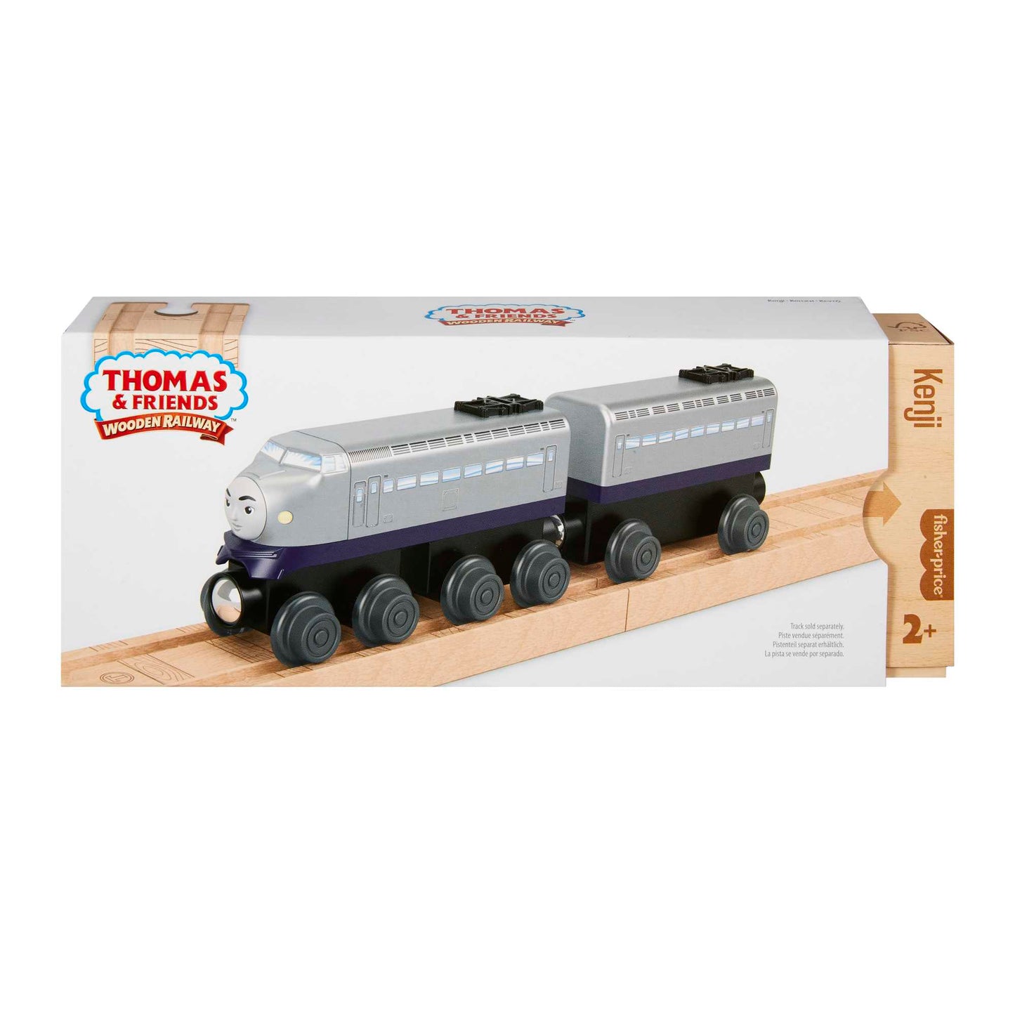 Fisher-Price Thomas & Friends Wooden Railway Kenji Engine and Car