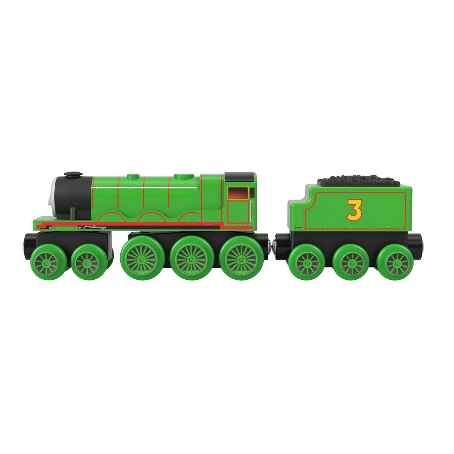 Fisher-Price Thomas & Friends Wooden Railway Henry Engine and Coal-Car