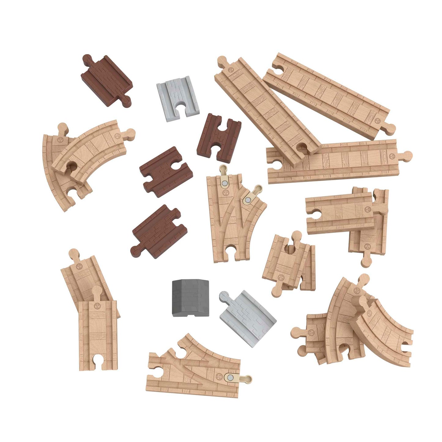 Fisher-Price Thomas & Friends Wooden Railway Expansion Clackety Track Pack