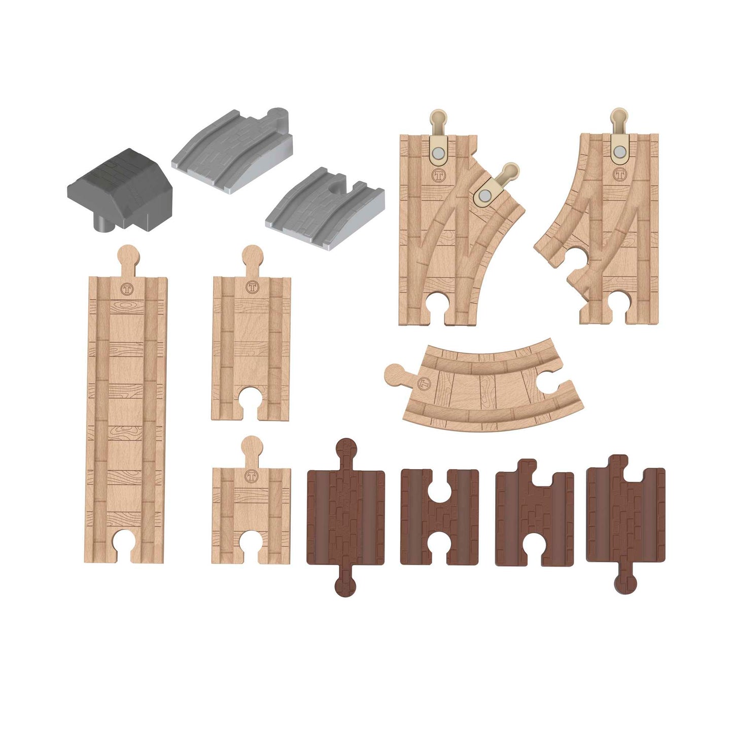 Fisher-Price Thomas & Friends Wooden Railway Expansion Clackety Track Pack