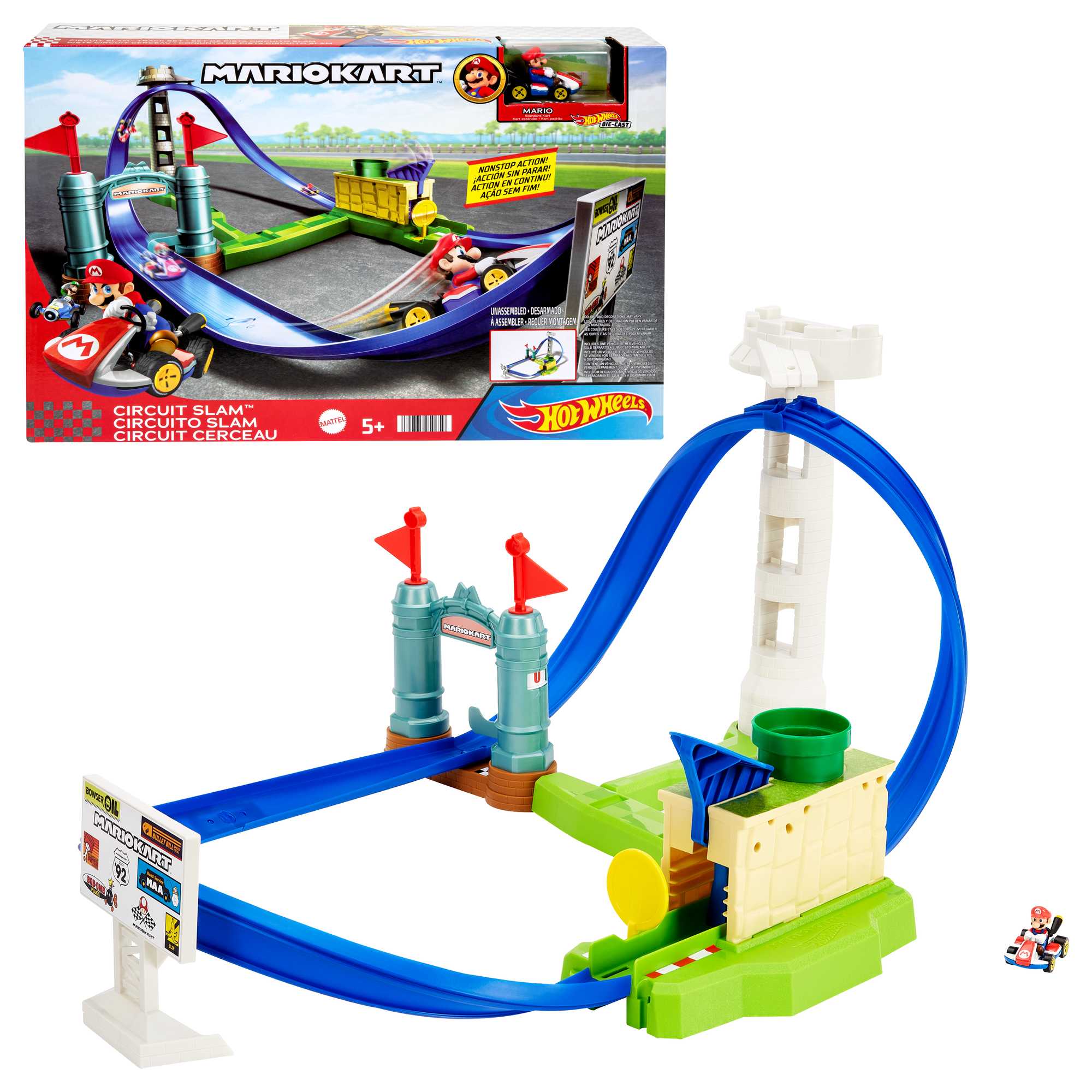 Mario kart hot wheels circuit online track