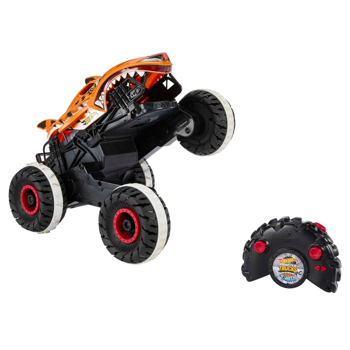 Hot Wheels Monster Trucks Hwmt Unstoppable Tiger Shark Rc Vehicle