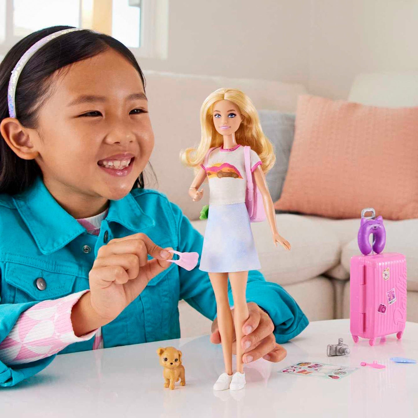 Barbie Malibu Doll Travel Set